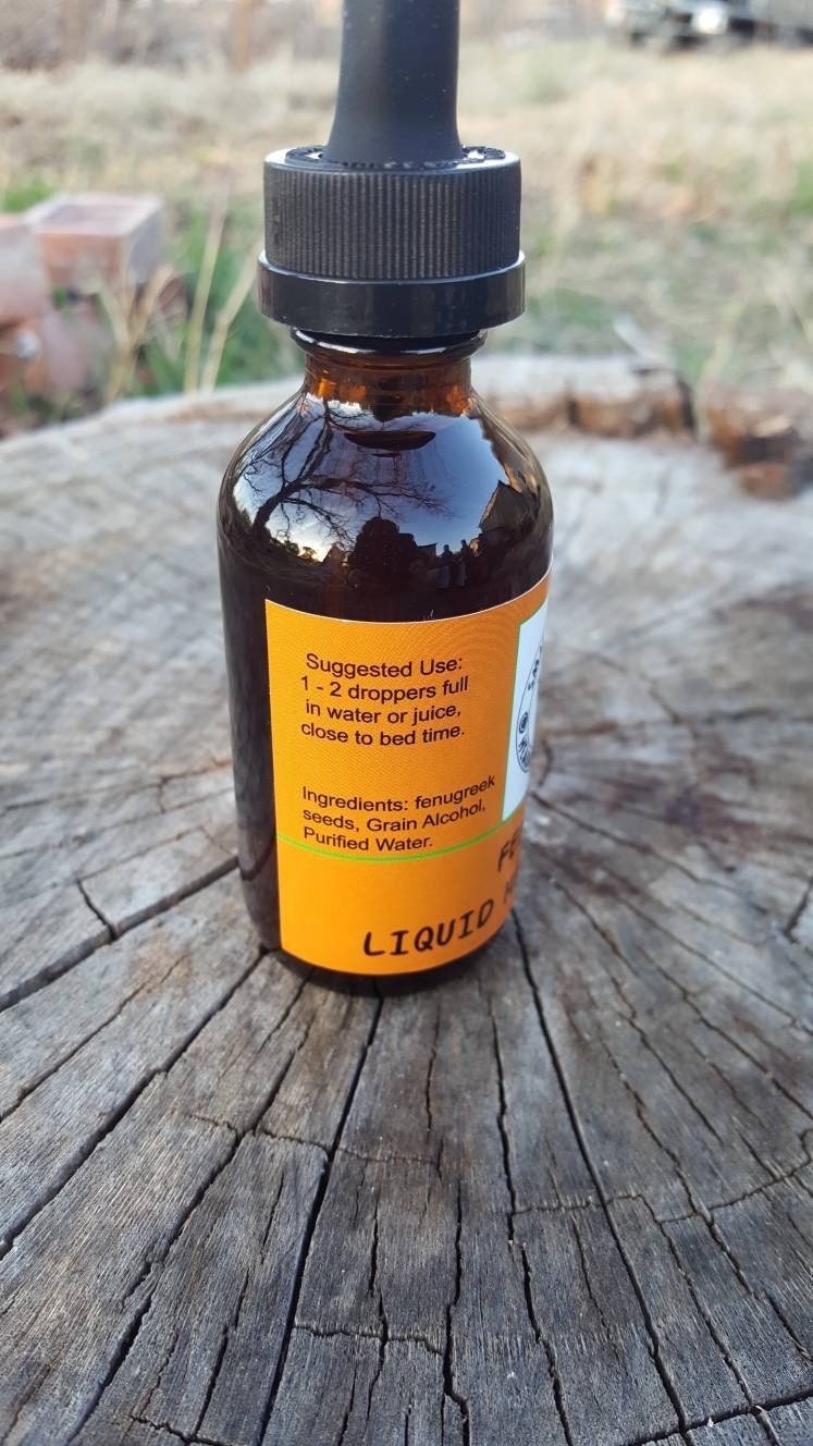 LACTATION Formula Fenugreek Tincture DIY Self Care Aid for Milk Production,Constipation,Supports Menopause