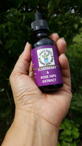 Elderberry Glycerin Tincture For Kids or Adults Alcohol Free  4 oz. for Cough and Colds and Flu