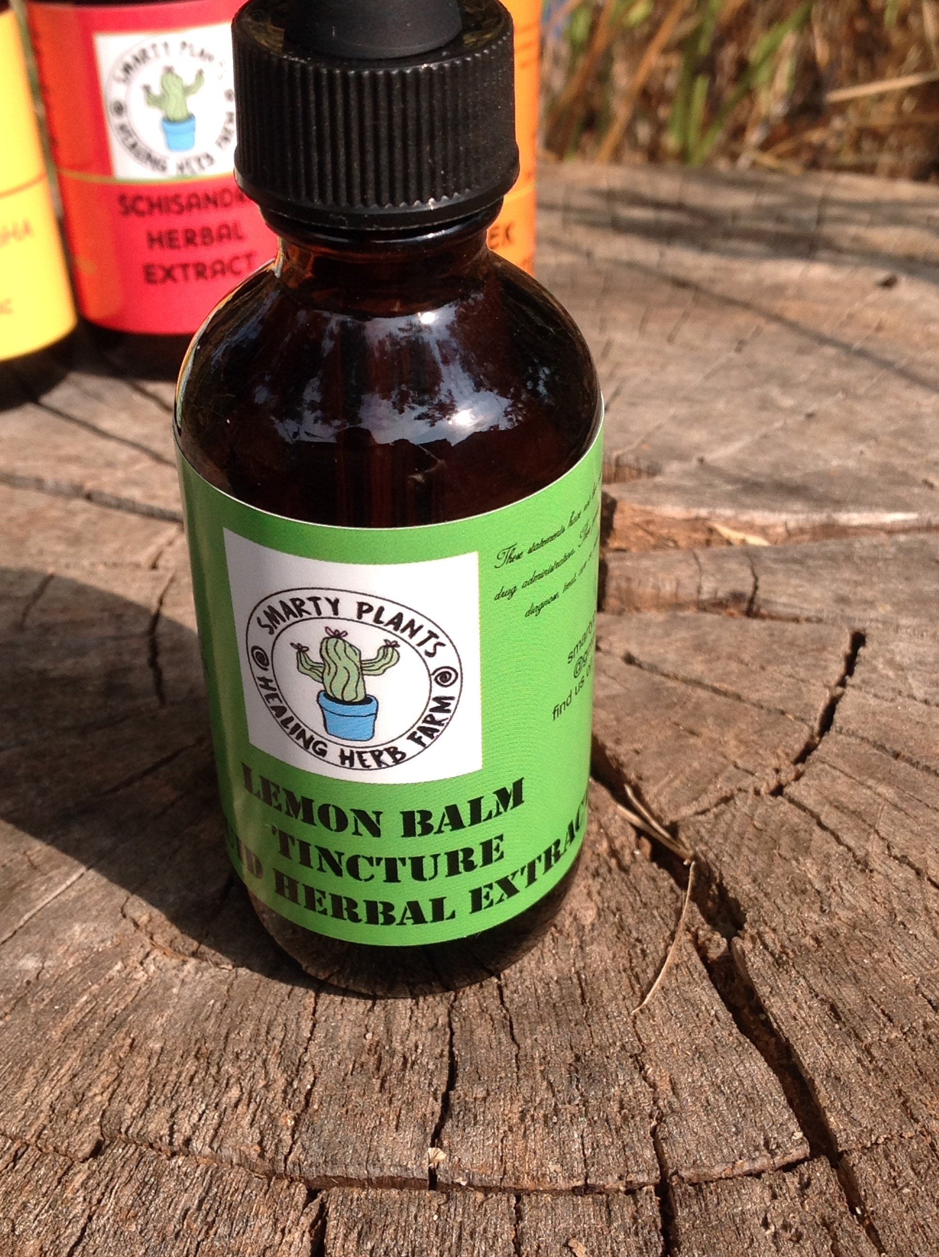 Lemon Balm Glycerin Syrup Alcohol Free Vegan Friendly Plant Based  Kids Organic  Vegan Cough Syrup