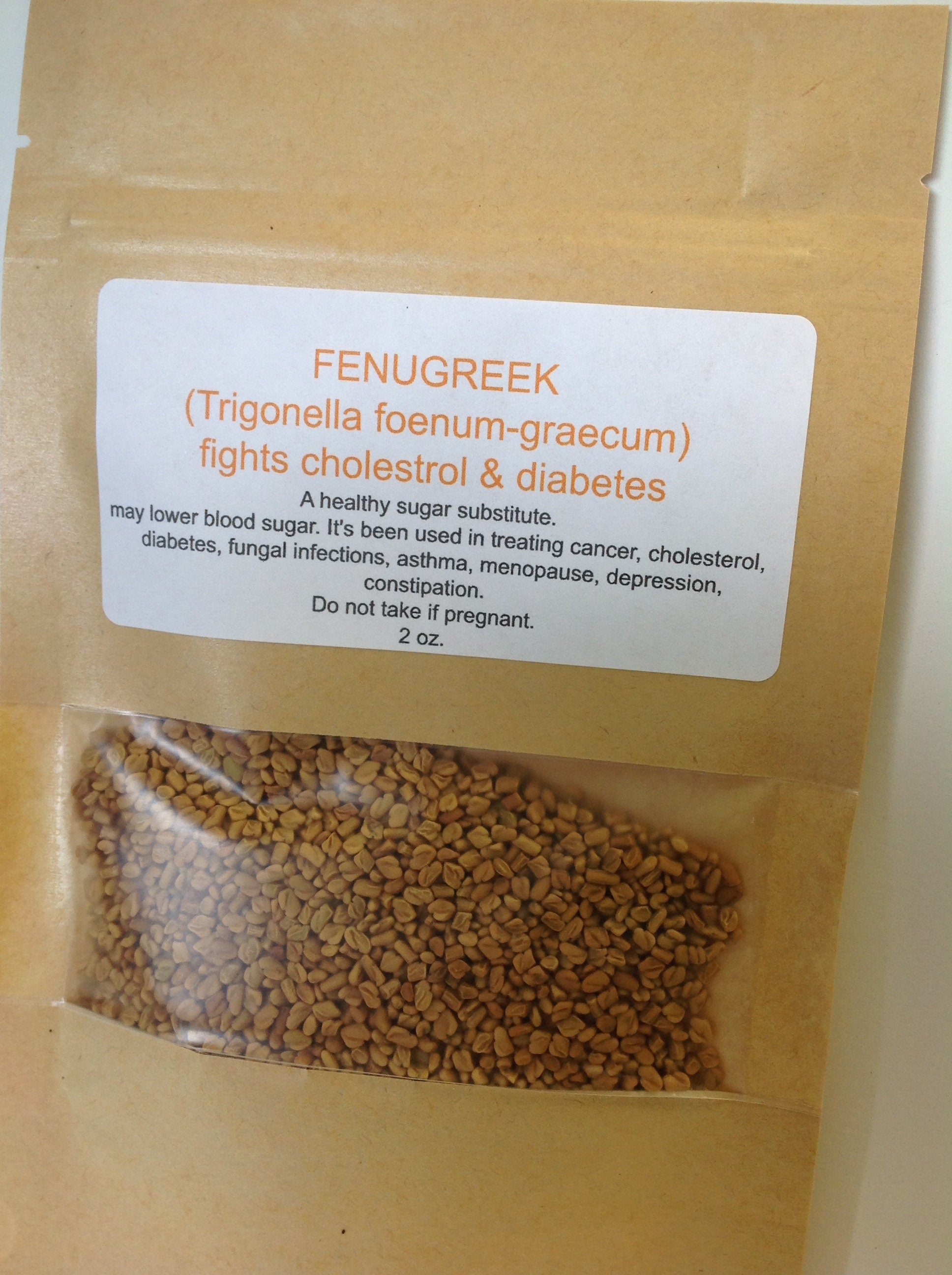 Fenugreek  bulk from Texas 4 oz. and 8 oz. DIY Self Care Trigonella Foenum graecum
