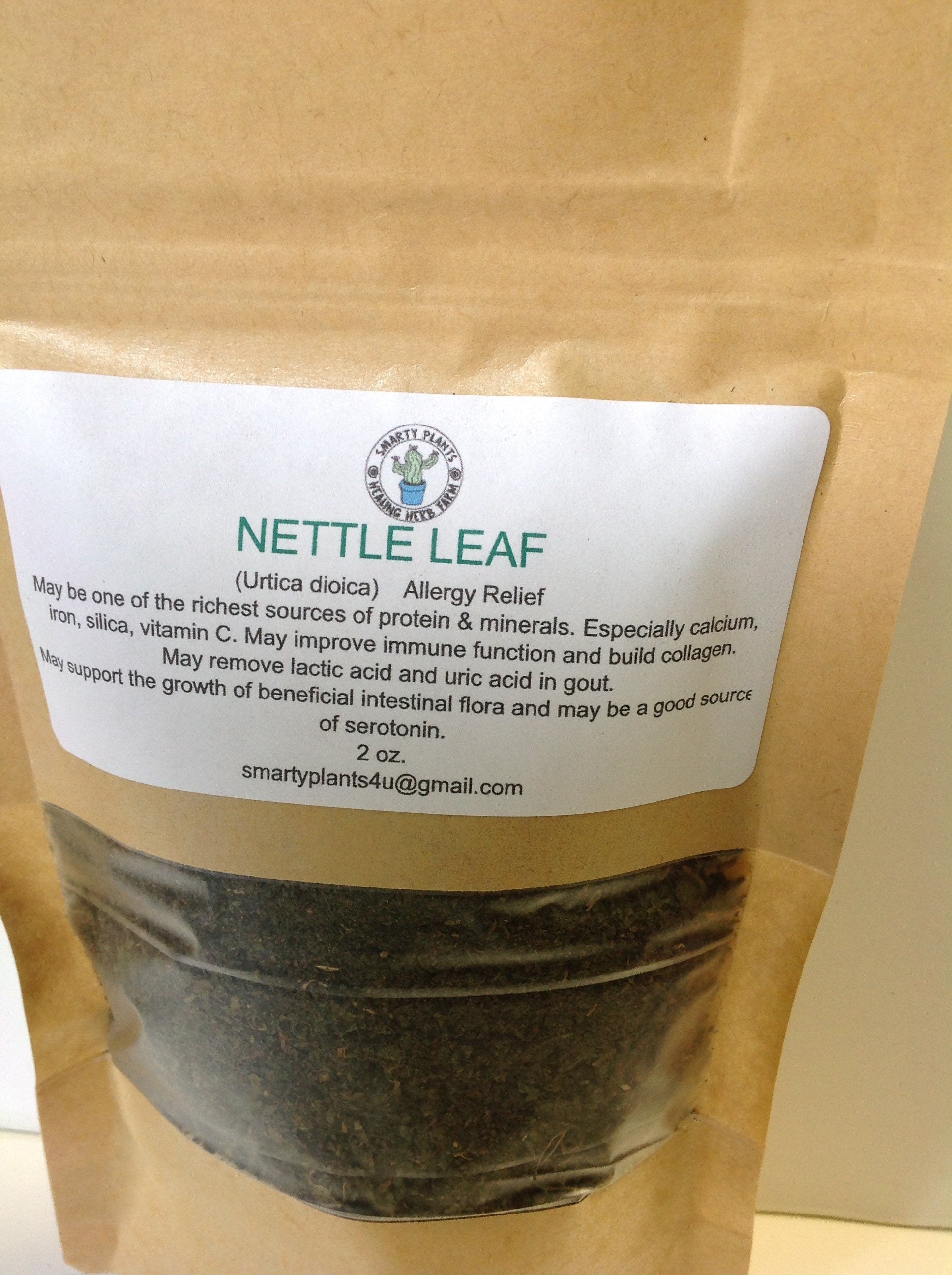 Sting Nettle leaf from Texas  4 oz. Bulk Herbs DIY Self Care  Urtica dioica