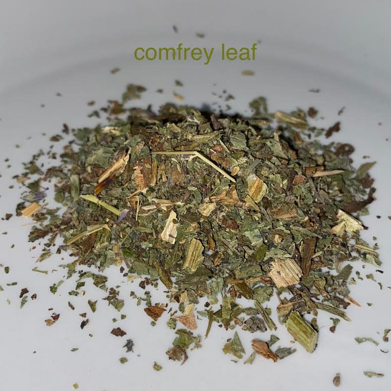 Comfrey  Organic Leaf Bulk Herb 2 oz. grown from Texas self care dried botanical