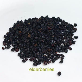 Elder Berries Organic Bulk Herb 2 oz. grown from Texas self care dried botanical