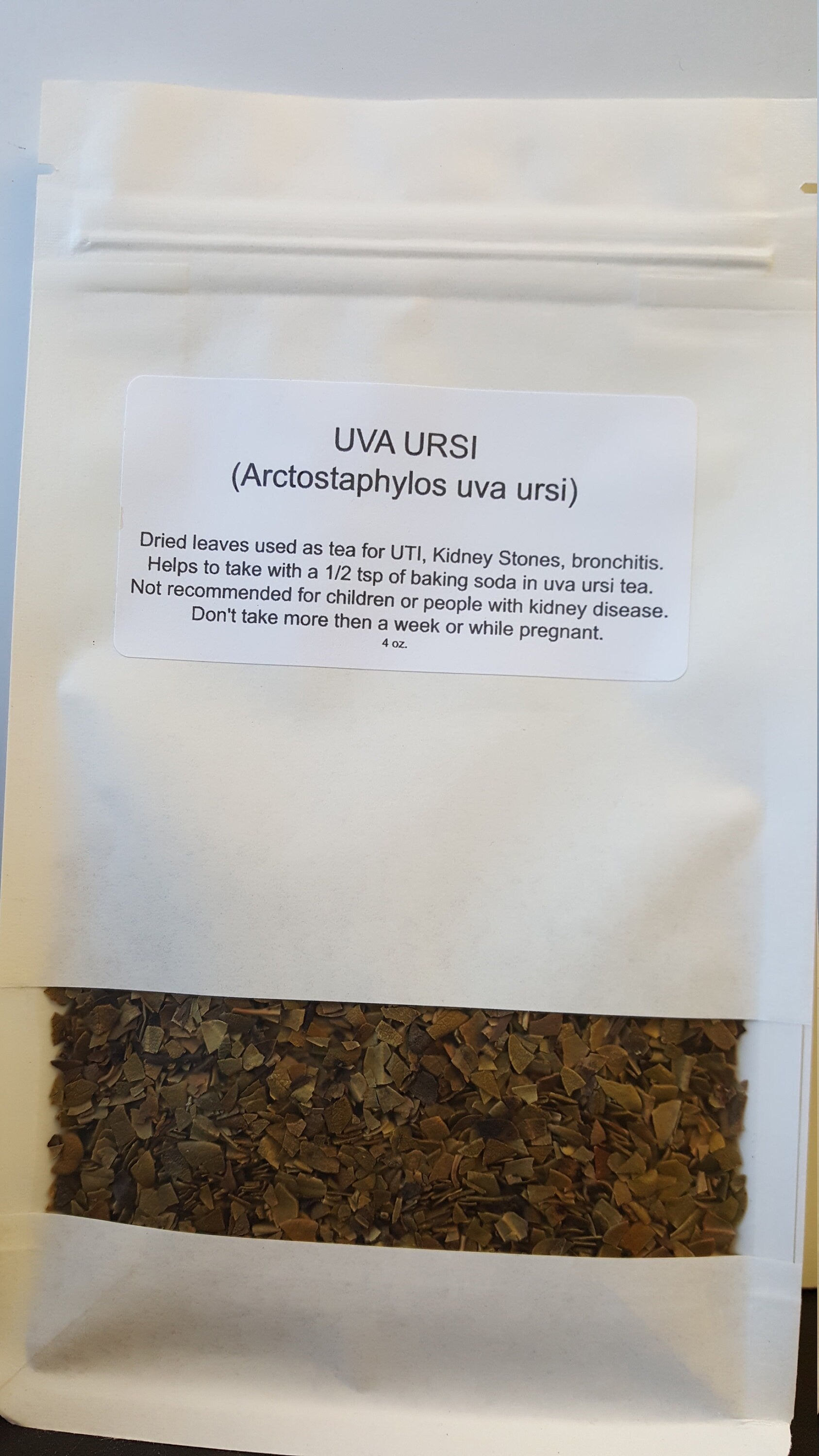Uva Ursi   bulk from Texas 4 oz. and 8 oz. DIY Self Care Arctostaphylos uva ursi