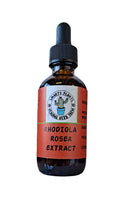 Rhodiola Herbal Tincture Mental and Physical  Quick & Easy Self Care Stress Relief 1 oz. Personal Care Made in Texas, USA