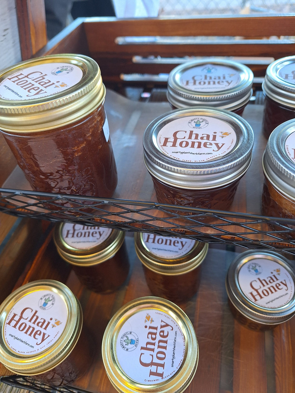 Chai Honey 4 oz. or 8 oz. Glass Jar
