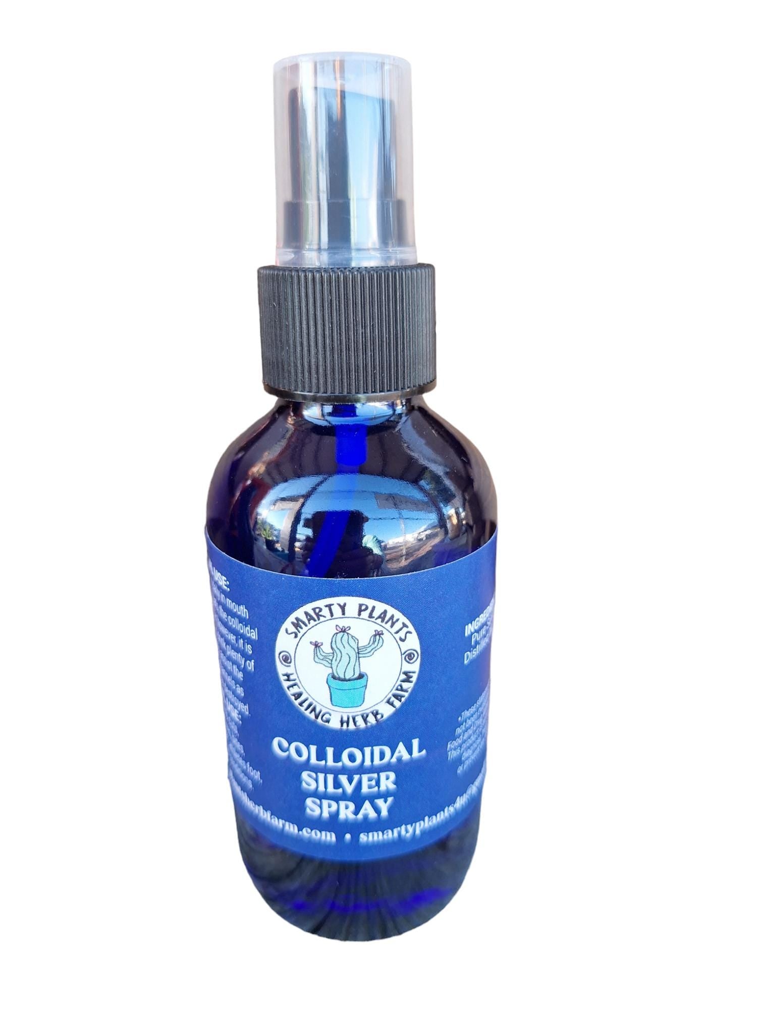 Collidial Silver Water Spray Aids  Burns,Cuts,Boils, DIY Self Care,Abrasions, Anti Viral, Anti Bacterial, Anti Fungal, liquid antibiotic 2oz